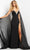 Jovani 08022 - Cascade Paneled Backless Evening Dress Evening Dresses