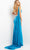 Jovani 08022 - Cascade Paneled Backless Evening Dress Evening Dresses