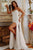 Jovani 08229 - Jeweled Sweetheart Cape Prom Dress Prom Dresses 00 / White