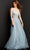 Jovani 08487 - Corset Sheer Bodice Tulle Gown Special Occasion Dress