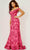 Jovani 08647 - Floral Embellished Prom Dress Prom Dresses