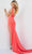 Jovani 08695 - Plunging Sheath Prom Dress Special Occasion Dress