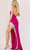 Jovani 09462 - V-Neck Fringed Slit Prom Dress Special Occasion Dress