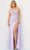 Jovani 09502 - Keyhole Asymmetrical Prom Dress Special Occasion Dress 00 / Lavender