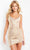 Jovani 09638 - Shiny Short Sheath Dress Cocktail Dresses