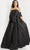 Jovani 09784 - Strapless Pleated A Line Evening Gown Evening Gown