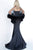 Jovani - 1142 Scoop Caped Trumpet Dress Evening Dresses