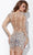 Jovani 171300 - Nude Rhine stoned Cocktail Dress Cocktail Dresses