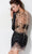 Jovani 171300 - Nude Rhine stoned Cocktail Dress Cocktail Dresses