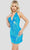 Jovani 22527 - Plunging Halter Sequin Cocktail Dress Special Occasion Dress