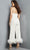 Jovani 22590 - Strapless Feather Fringes Jumpsuit