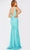 Jovani 23702 - Deep V-Neck Glitter Prom Dress Special Occasion Dress