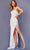 Jovani 24102 - Strapless Fringed Slit Prom Dress Special Occasion Dress