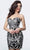 Jovani - 3309 Strapless Sweetheart Sequin Embellished Cocktail Dress Cocktail Dresses 00 / Black/Silver