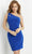 Jovani 7620 - One Sleeve Asymmetrical Cocktail Dress Cocktail Dresses 00 / Royal