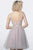 Jovani - Applique A-Line Cocktail Dress 3939SC - 1 pc Blush In Size 00 Available CCSALE 00 / Blush