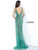 Jovani - Asymmetrical Beaded Illusion High Slit Gown 63405SC CCSALE