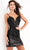 Jovani - Backless Sequin Cocktail Dress 05282SC - 1 pc Black In Size 2 Available CCSALE 2 / Black