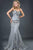 Jovani - Bejeweled Sweetheart Silk Long Mermaid Gown 1921 - 1 pc Silver In Size 8 Available CCSALE 8 / Silver