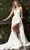 Jovani Bridal - JB07023 Strapless Sweetheart High Slit Bridal Gown Bridal Dresses