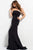 Jovani Elegant Strapless Scuba Mermaid Gown 48476SC - 1 Pc Navy in Size 2 Available CCSALE 2 / Navy