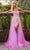 Jovani - Embellished Corset Prom Dress 23713SC Prom Dresses 00 / Pink Multi