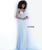 Jovani - Geometric Crystal Beaded Illusion Sheath Gown 63147SC - 1 pc Off White in Size 10 Available CCSALE