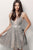 Jovani - Illusion-Paneled Glitter A-Line Dress JVN62516 - 1 pc Silver/Nude in Size 0 Available CCSALE