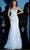 Jovani - JVN02258 Embroidered V Neck Trumpet Gown Prom Dresses