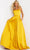 Jovani JVN02536 - Strappy Back Satin Prom Dress Prom Dresses