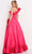 Jovani - JVN03231 Asymmetric Neck Ruffled Ballgown Prom Dresses