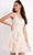 Jovani - JVN04705 Embroidered Asymmetric A-line Cocktail Dress Homecoming Dresses