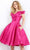 Jovani - JVN04718 Ruffled Off-Shoulder Sleeve A-Line Cocktail Dress Cocktail Dresses