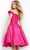 Jovani - JVN04718 Ruffled Off-Shoulder Sleeve A-Line Cocktail Dress Cocktail Dresses