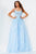 Jovani - JVN06644 Long Embroidered Lace A-Line Gown Prom Dresses