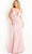 Jovani JVN08469 - Tie Strap Backless Prom Dress Prom Dresses 00 / Blush