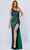 Jovani JVN23569 - Asymmetrical Sequin Evening Gown Evening Gown