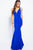 Jovani JVN58011 Sleeveless Cutout Back Mermaid Gown 1Pc.  Light Blue in Size 0 Available CCSALE