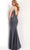 Jovani - JVN64010 High Halter Beaded Lace Gown Special Occasion Dress