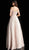 Jovani - Off Shoulder Allover Sequin Prom Gown 66951 CCSALE 18 / Royal