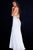 Jovani - Plunging Halter Embellished Fitted Dress JVN51249 - 1 pc Off-White In Size 2 Available CCSALE 2 / Off-White