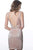 Jovani - Plunging V Neck Sequined Dress JVN66030SC - 1 pc Champagne In Size 0 Available CCSALE 0 / Champagne