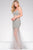 Jovani - Sheer Prom Dress With Crystal Embellishments JVN24736 CCSALE 10 / Nude