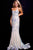 Jovani V Neck Floral Embellished Tulle Prom Dress 55816 - 1 pc Multi/Nude in Size 4 Available CCSALE