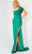 JVN BY Jovani JVN22338 - Asymmetric Ruched Overlay Prom Gown Special Occasion Dress