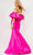 JVN BY Jovani JVN22830 - Puffed Sleeve Mermaid Prom Dress Special Occasion Dress