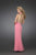 La Femme - 14389 Rhinestone Embellished Empire Waistline Evening Dress Special Occasion Dress