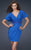 La Femme - 16949 Overlapped V-Neck Jersey Dress with Loose Sleeves Special Occasion Dress