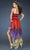 La Femme - 18051 High Low Print Homecoming Dress Homecoming Dresses