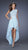 La Femme - 20113 Refined Lace High-Low Celebration Dress Special Occasion Dress 00 / Powder Blue